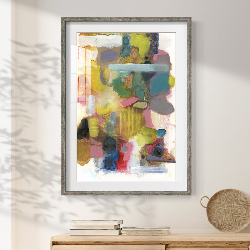 Tout à la fois II - impression encadrée, Vieilli, H 28,5 po x l 20,5 po