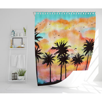 Ivanna Polyester Shower Curtain