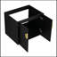 Meuble-lavabo simple 18,5 po avec comptoir en céramique Someries