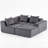 Modular Compression Sofa-611813617