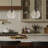 1-Light Textured Glass Dimmable Adjustable Pendant Light