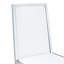 Chaise de salle à manger rembourrée en similicuir moderne avec pieds géométriques en métal (ensemble de 4)-497396565-497396564-497396654