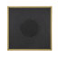 Miroir carré 40 "x 40" sculpté plissé avec cadre en fer doré-598797123
