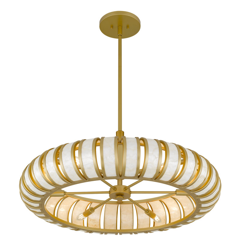 Knight 6-Light Soft Gold Pendant Light