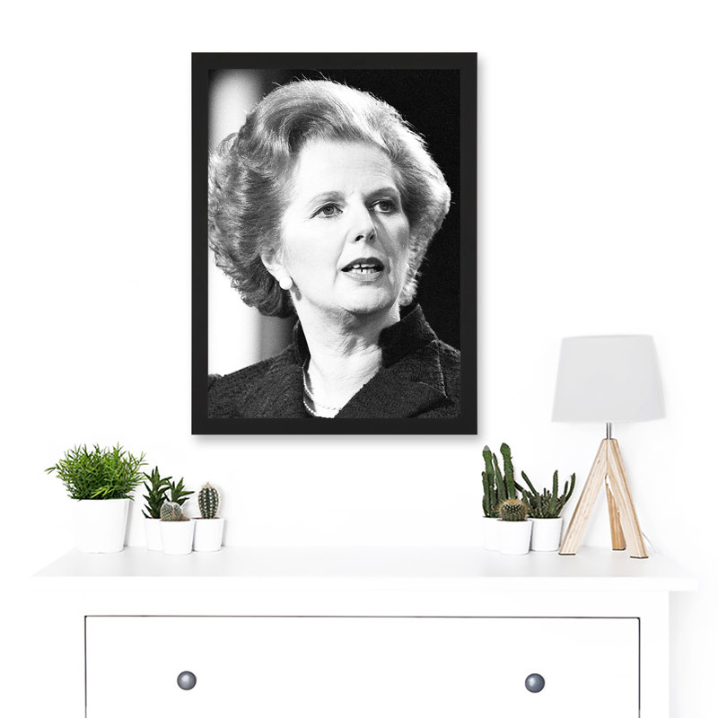 Portrait Margaret Thatcher Prime Minister Britain UK - Single Picture Frame Print