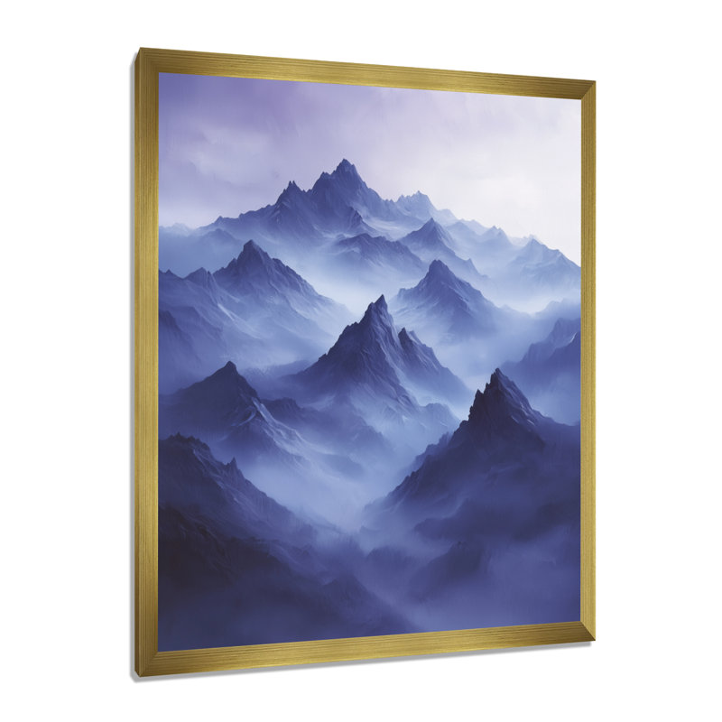 Gitzel - paysages, art mural sur toile, Impression d'un seul cadre photo sans passe-partou, H 40 po x l 30 po, Doré