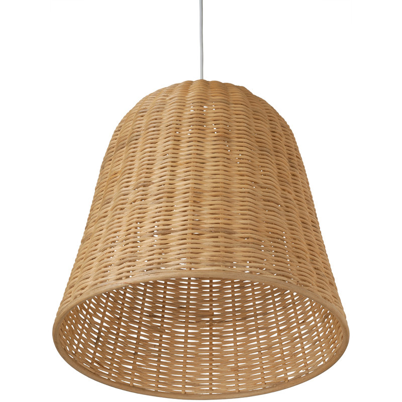 Hatsu 1 - Light Natural Dome Pendant, Light Brown