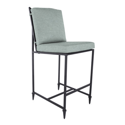 Kensington Aluminum Outdoor 29'' Bar Stool with Cushion