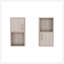 Armoire à pharmacie murale avec rangement ouvert et fermé 2 pièces Oba-1748469145