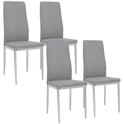 Chaise d'appoint rembourrée en similicuir