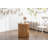 Coffee Table With Vertical Texture Relief Design