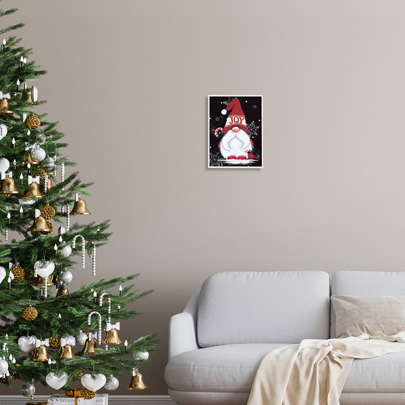 Red Holiday, H 14 po x l 11 po x P 1,5 po, Giclée encadrée blanc bord de mer