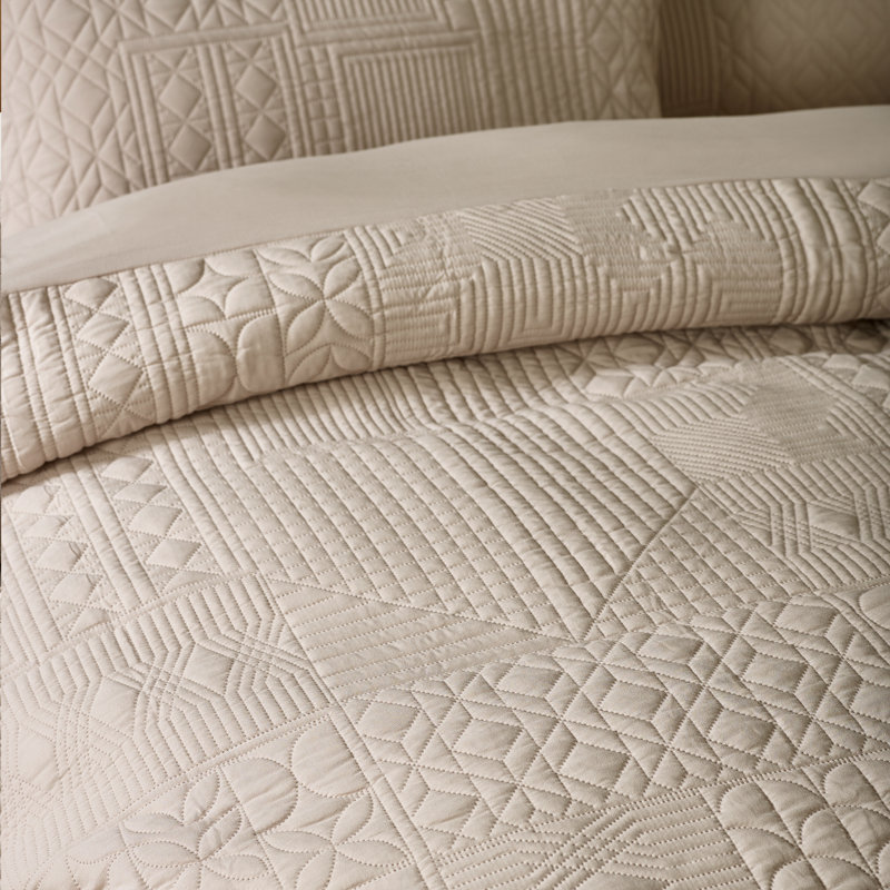 Folkstone Geo Duvet Cover Set, Single Duvet Cover + 1 Pillowcase