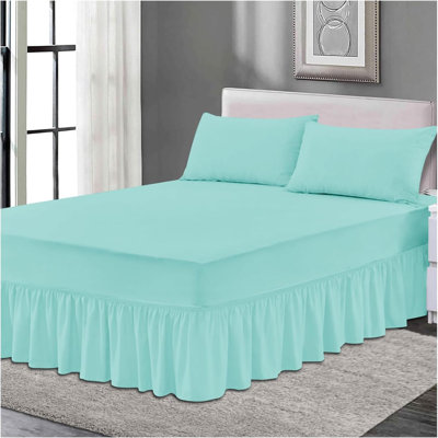 Premium Cotton Blend Plain Dyed Valance Sheet | Soft Durable and Breathable Luxury Bed Sheet for Ultimate Comfort