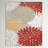 Armelia Floral Red/Gray/White Area Rug-756455353