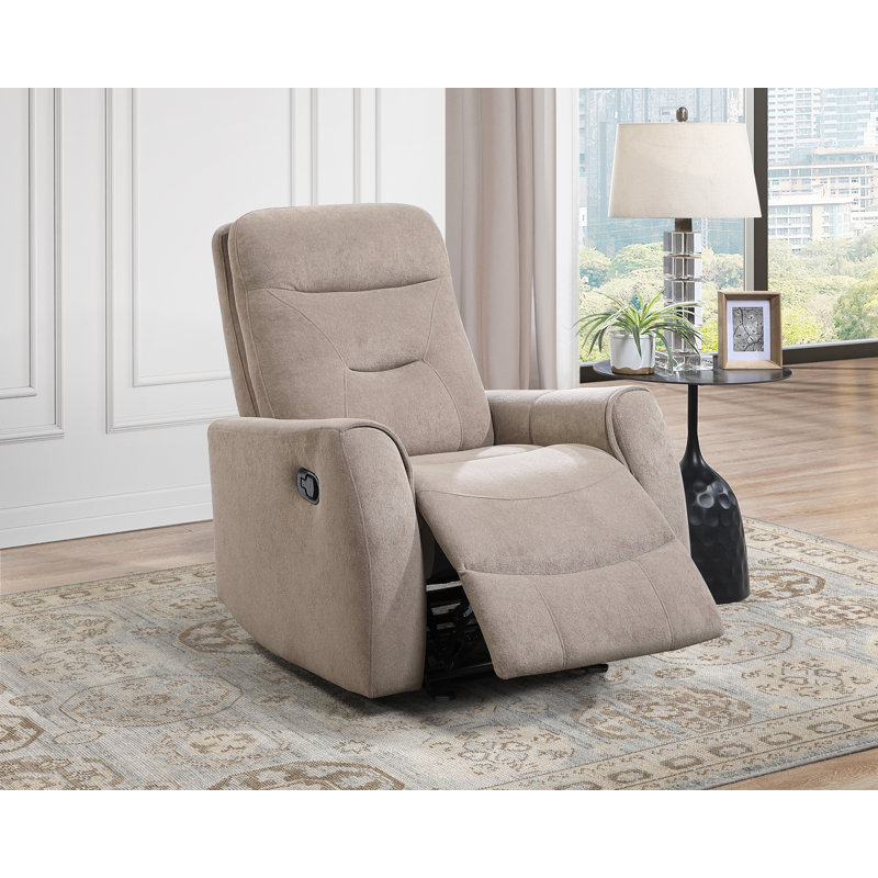 Paterson 91CCD1C75A2B4BDD913F0774E8D05D79 Swivel Recliner , Beige, Beige