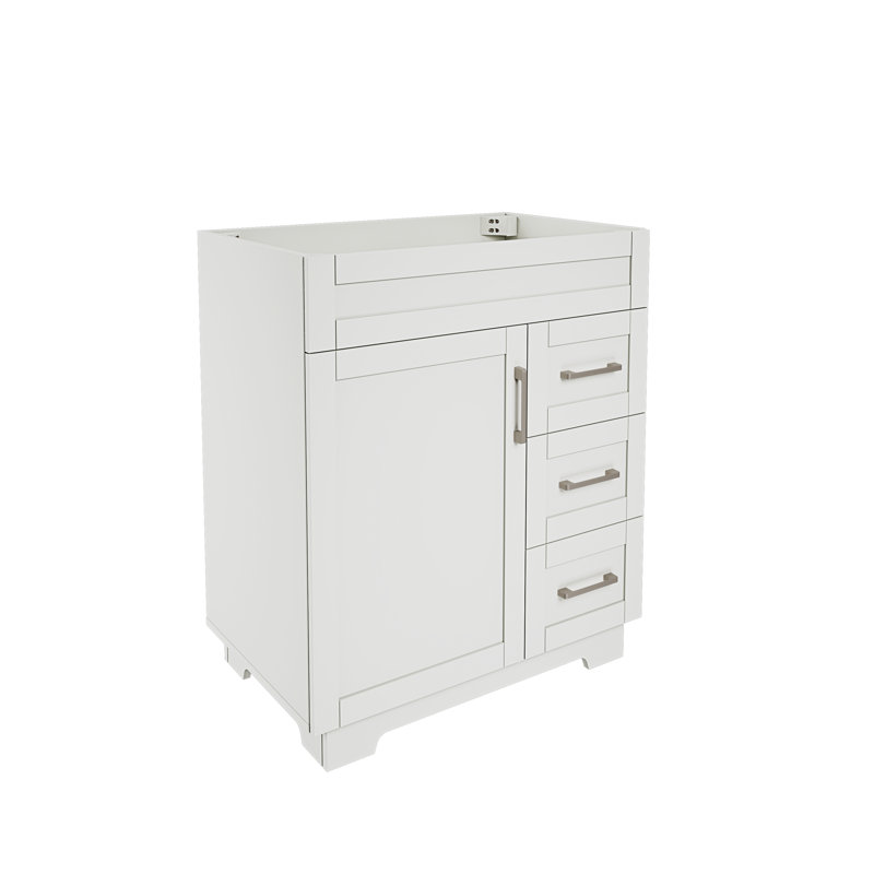 Meuble-lavabo moderne 30 po sans lavabo, simple