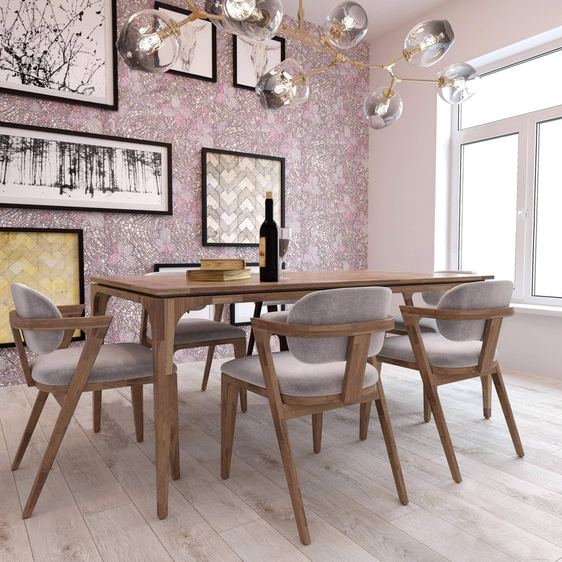 Panneau mural 3D 25 po x 37 po Falkirk Renfrew II en rose / beige / gris (paquet de 1)
