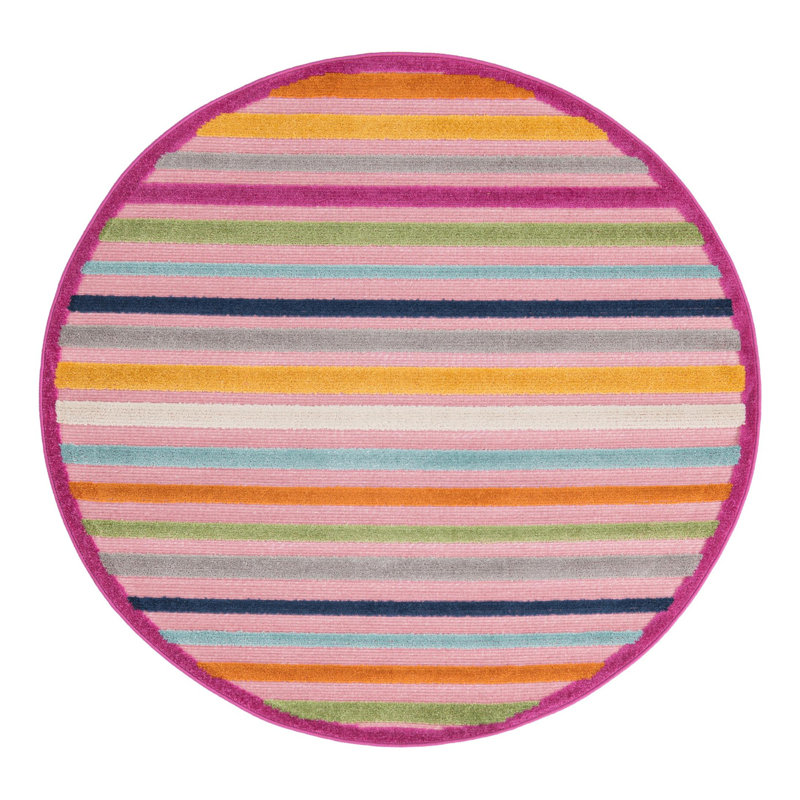 Paradera Aruba Indoor/Outdoor Rug, Round 5'3"