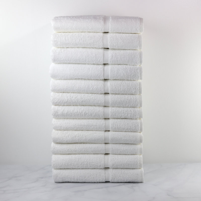 Ensemble de serviettes de bain 24 pièces 100% coton Crown Touch