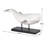 Nautical Whale Statue with Rustic Finish on Display Stand-1941719552
