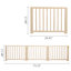 Solid Wood Free Standing Pet Gate