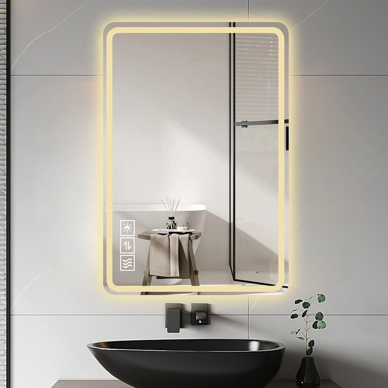 Miroir rectangulaire horizontal et vertical