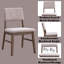Ensemble de chaises d'appoint confortables en velours côtelé au design scandinave pour un style de vie élégant-1547469135