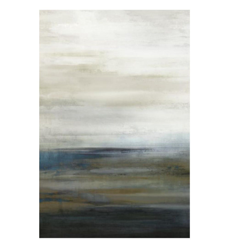 Sweater Weather Painting by Elena Carlie, 54" H x 36" W x 1.5" D, Hand Embellished