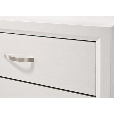 Modern 2 Nightstand In White - Strong And For Bedroom Living Area Contemporary Convenient