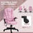 High Back Vibration Massage Office Chair With 6 Vibration Points-437576099-437576095