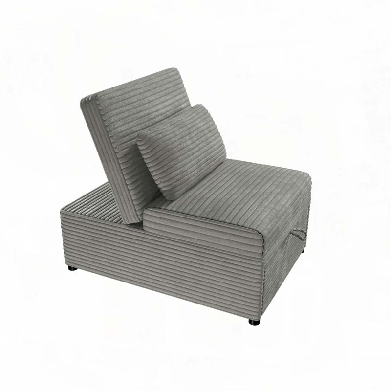 Fauteuil convertible Corduroy, Fumée 