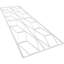 Panneau de lambris H 28 1/4 po x l 94 1/2 po x P 3/8 po