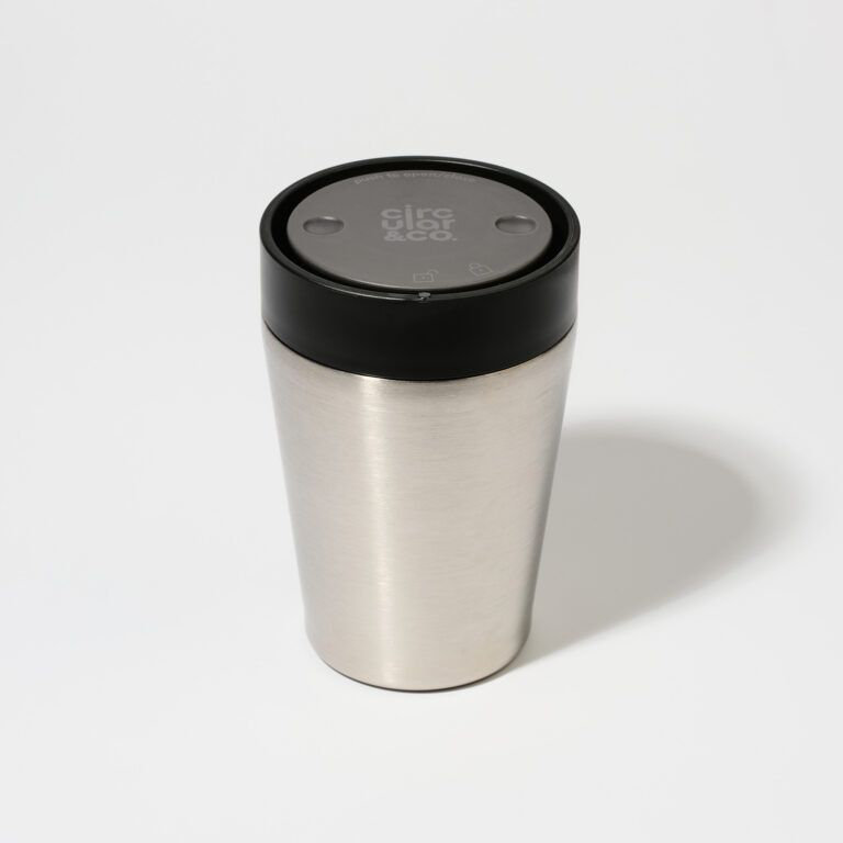 Circular&Co Circular&Co 8oz Stainless Steel Travel Mug 227ml Vacuum Insulated Recycled Stainless Steel Travel Mug, 8oz