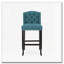 Fabric Tufted Wingback 31 Inch Counter Barstools-643349637