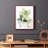 Plant Bath I Framed Print - Solid Wood-1927265056-1927265061