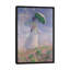 «Woman with a Parasol Turned to the Right, 1886» par Claude Monet, reproduction d'art sur toile tendue-74304280-74304281-74304282