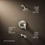 Simplice Rite-Temp Pressure-Balancing Bath And Shower Faucet Trim Set, 1.75 Gpm-192067004