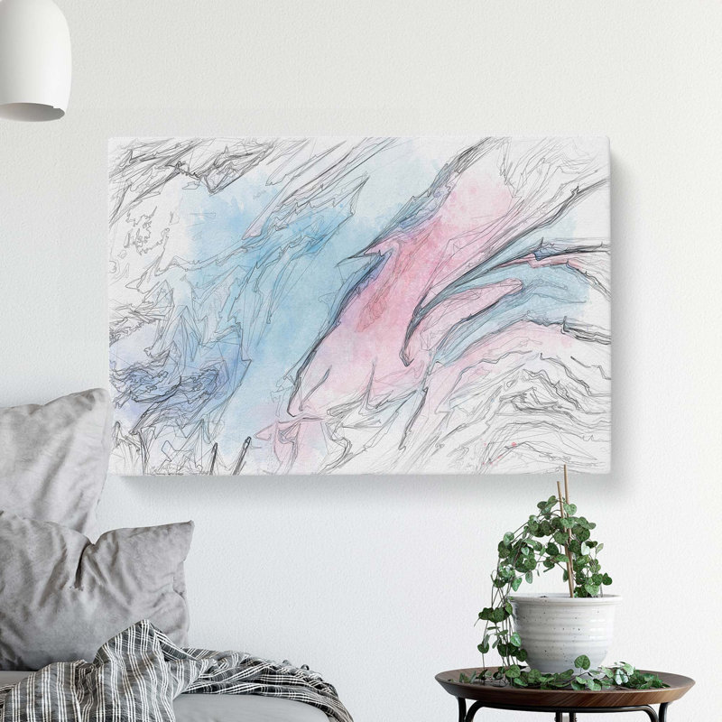 Love Is Strong In Abstract - Wrapped Canvas, 50cm H x 76cm W x 3cm D