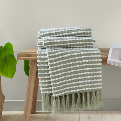 Stab Stitch 125x150cm Blanket Throw