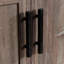 Crédence, tablettes ajustables, armoire d'appoint