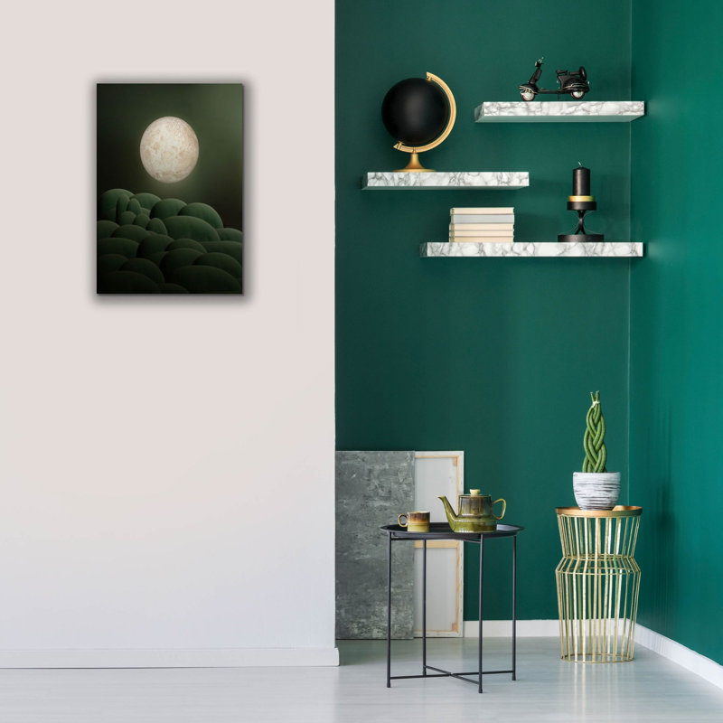 «Moon Mountain» par Epic Portfolio, art mural sur toile, H 26 po x l 18 po x P 0,75 po