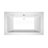 Sia® 66" L x 36" Drop in Soaking Bathtub-32673002
