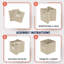 Bac en carton pliable-1214799138