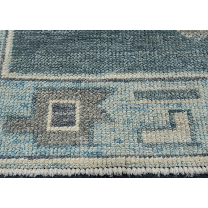 Tapis turc Oushak fait à la main 2 pi 10 po x 8 pi 9 po