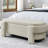 Linen Fabric Storage Bench In Beige - Adds Comfort To Apartments Contemporary Upholstered With Functional-1869014769
