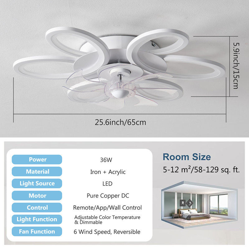 Ceallach Ceiling Fan with LED Lights
