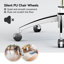  Chaise de bureau ergonomique en filet avec support lombaire réglable et accoudoirs rembourrés pour 300 lb-909741467