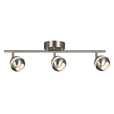 Ensemble de rail d'éclairage 3 lumières Glenice