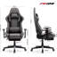 Fabric Gaming Chair with Footrest